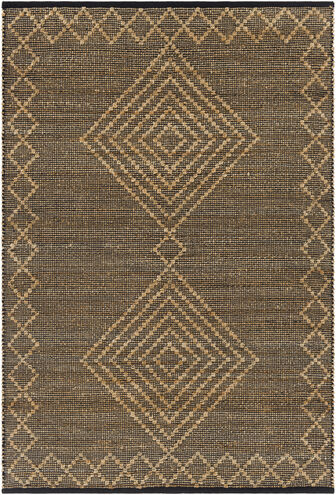 Mallorca 90 X 60 inch Black Rug in 5 x 8, Rectangle