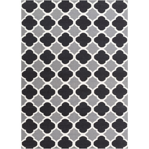 Frontier 132 X 96 inch Black, Medium Gray, Cream Rug