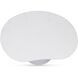 Yumi 23.5 X 20 inch White Outdoor Accent Table