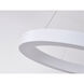 Canada LED 16 inch Matte White Chandelier Ceiling Light