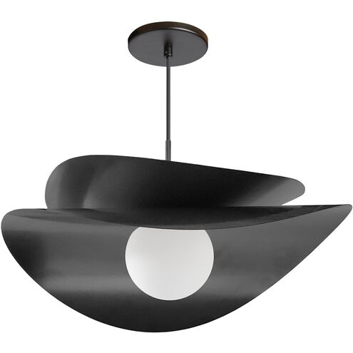 Paven LED 20 inch Matte Black Pendant Ceiling Light
