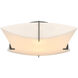 Bento 2 Light 17.8 inch Natural Iron Semi-Flush Ceiling Light