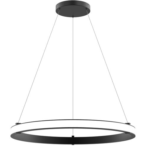 Mucci LED 32 inch Matte Black Pendant Ceiling Light
