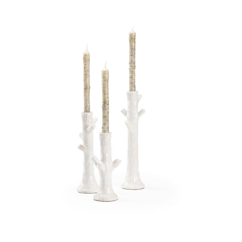 Wildwood 16 X 4 inch Candlesticks, Set of 3