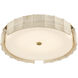 Roslington LED 23.75 inch Gold Flush Mount Ceiling Light