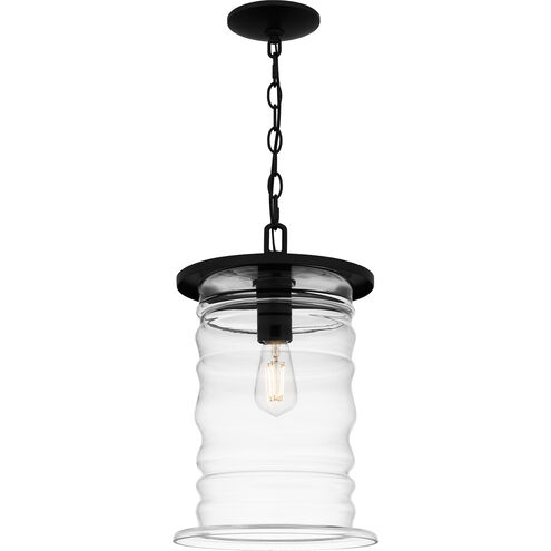 Noland 1 Light 10.5 inch Matte Black Outdoor Lantern, Large