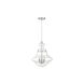 Industrial 3 Light 15 inch Chrome Pendant Ceiling Light