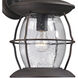 Village Lantern 1 Light 17 inch Weathered Charcoal Outdoor Wall Sconce