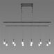 Suspenders LED 48 inch Satin Black Pendant Ceiling Light