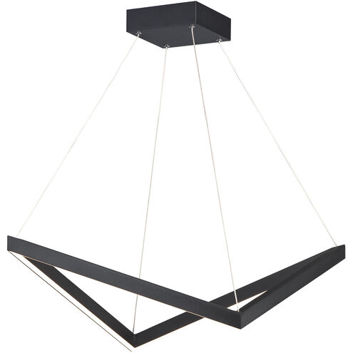 Stealth LED 21.25 inch Black Single Pendant Ceiling Light