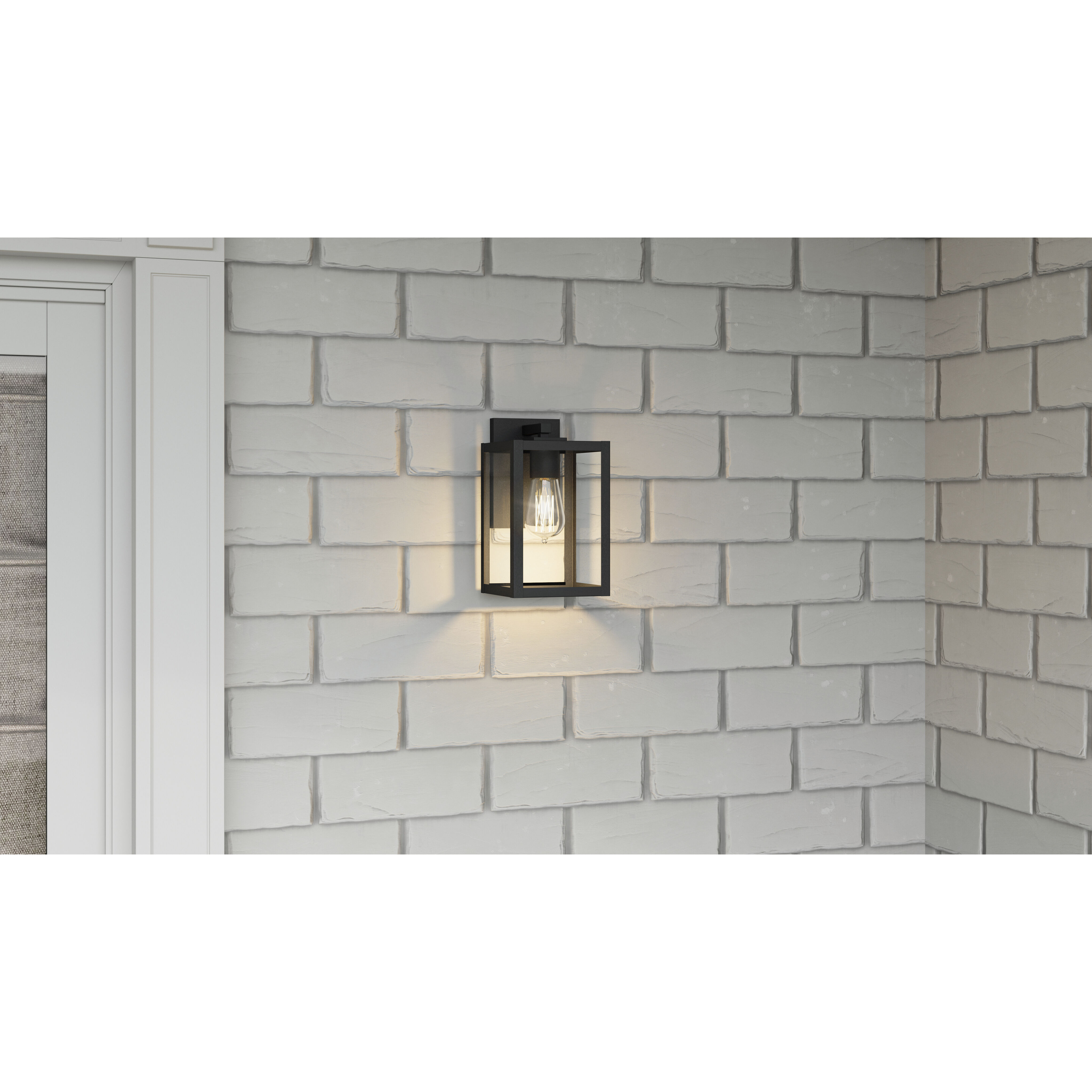 Westover 1 Light 10 inch Earth Black Outdoor Wall Lantern