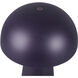 Asher 8.63 inch 3 watt Navy Blue Table Lamp Portable Light