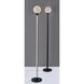 Astra 58.5 inch 5 watt Black RGB Color Changing Floor Lamp Portable Light, Simplee Adesso
