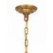 Chapman & Myers Gramercy LED 11.5 inch Gilded Iron Pendant Ceiling Light, Medium