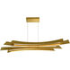 Candora LED 72 inch Brass Island/Pool Table Light Ceiling Light