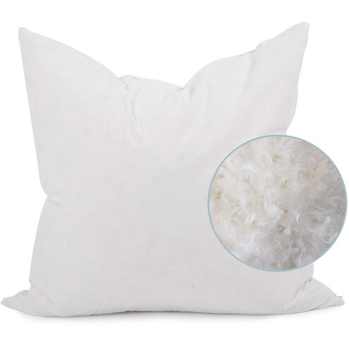 Davida Kay 24 inch Linen Slub Poppy Pillow, with Down Insert