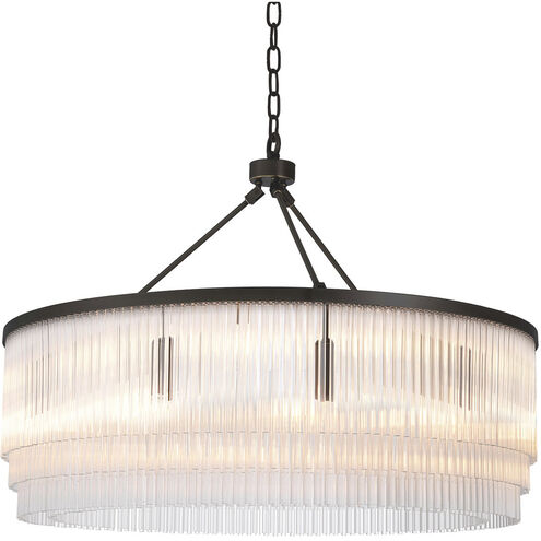 Hector 10 Light 35.43 inch Bronze Highlight Chandelier Ceiling Light, Large