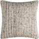 Derby 20 X 20 inch Oatmeal / Dark Brown Accent Pillow