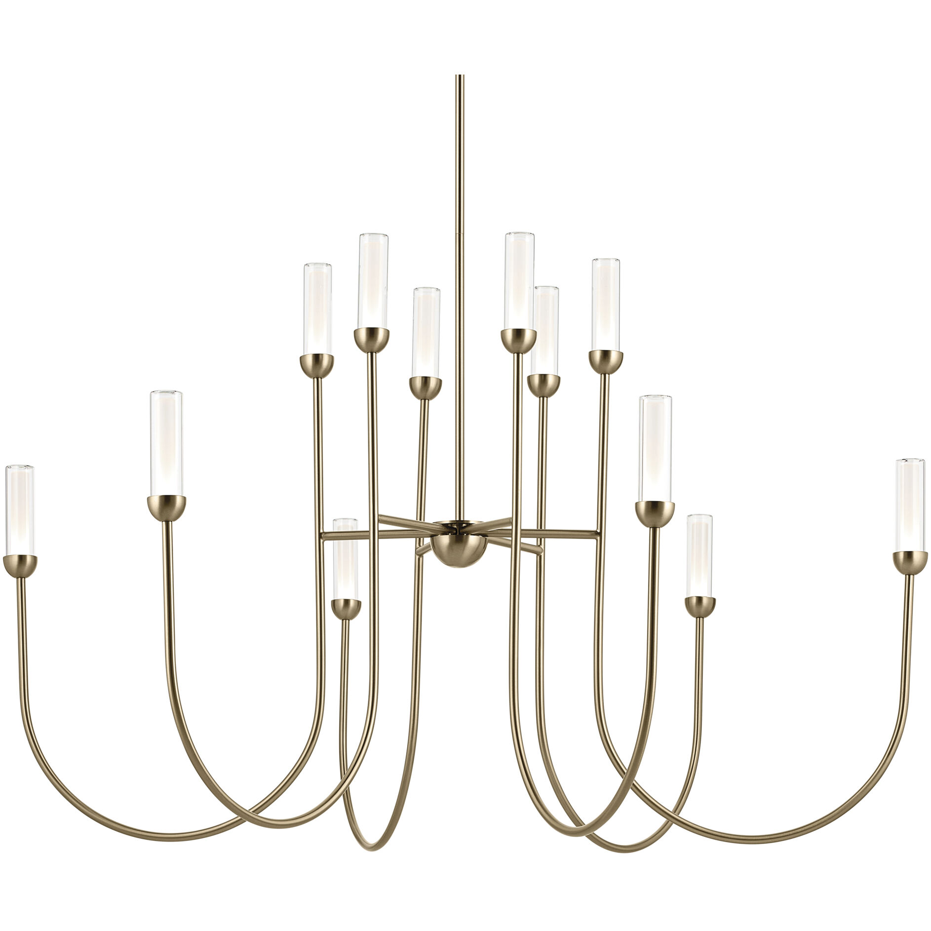 Moraine LED Champagne Bronze Chandelier Ceiling Light