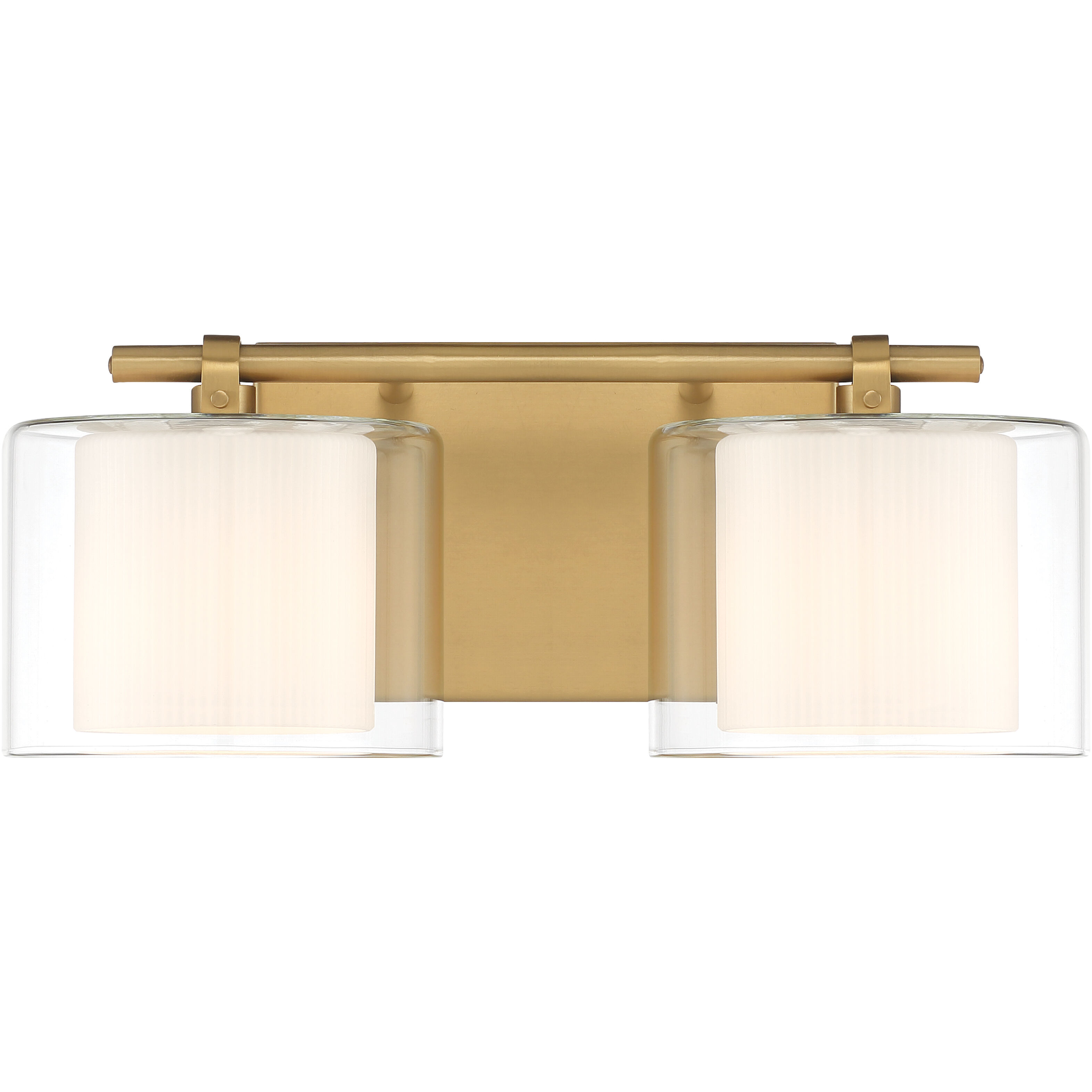Seville 2 Light 14.5 inch Legacy Brass Vanity Wall Light