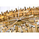 Canada 6 Light 16 inch Gold Chandelier Ceiling Light