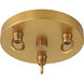 Marbelle 3 Light 80.25 inch Legacy Brass Pendant Ceiling Light