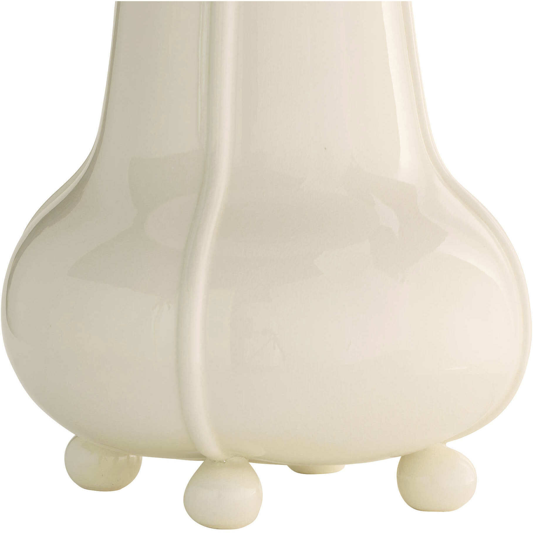 Miriam 30.5 inch 150.00 watt Ivory Crackle and Polished Nickel Table Lamp Portable Light