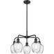 Salina 5 Light 23 inch Oil Rubbed Bronze Chandelier Ceiling Light