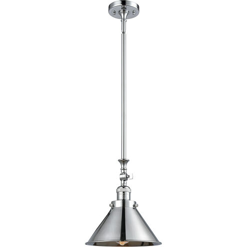 Franklin Restoration Briarcliff 1 Light 10 inch Polished Chrome Mini Pendant Ceiling Light in Incandescent, Franklin Restoration
