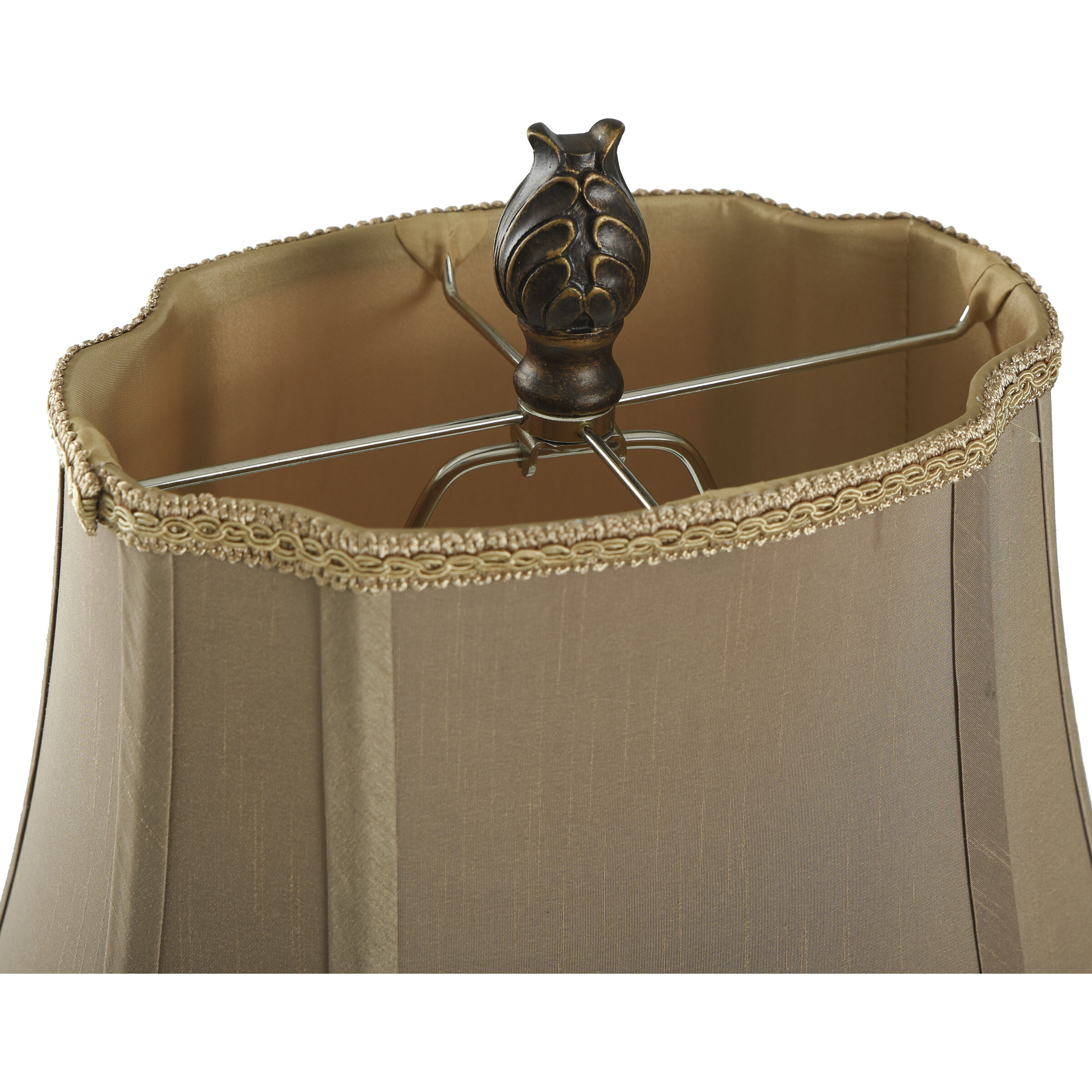 Signature 30 inch 60 watt Brown and Bronze Table Lamp Portable Light