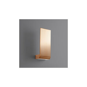Halo LED 6 inch Satin Copper Sconce Wall Light