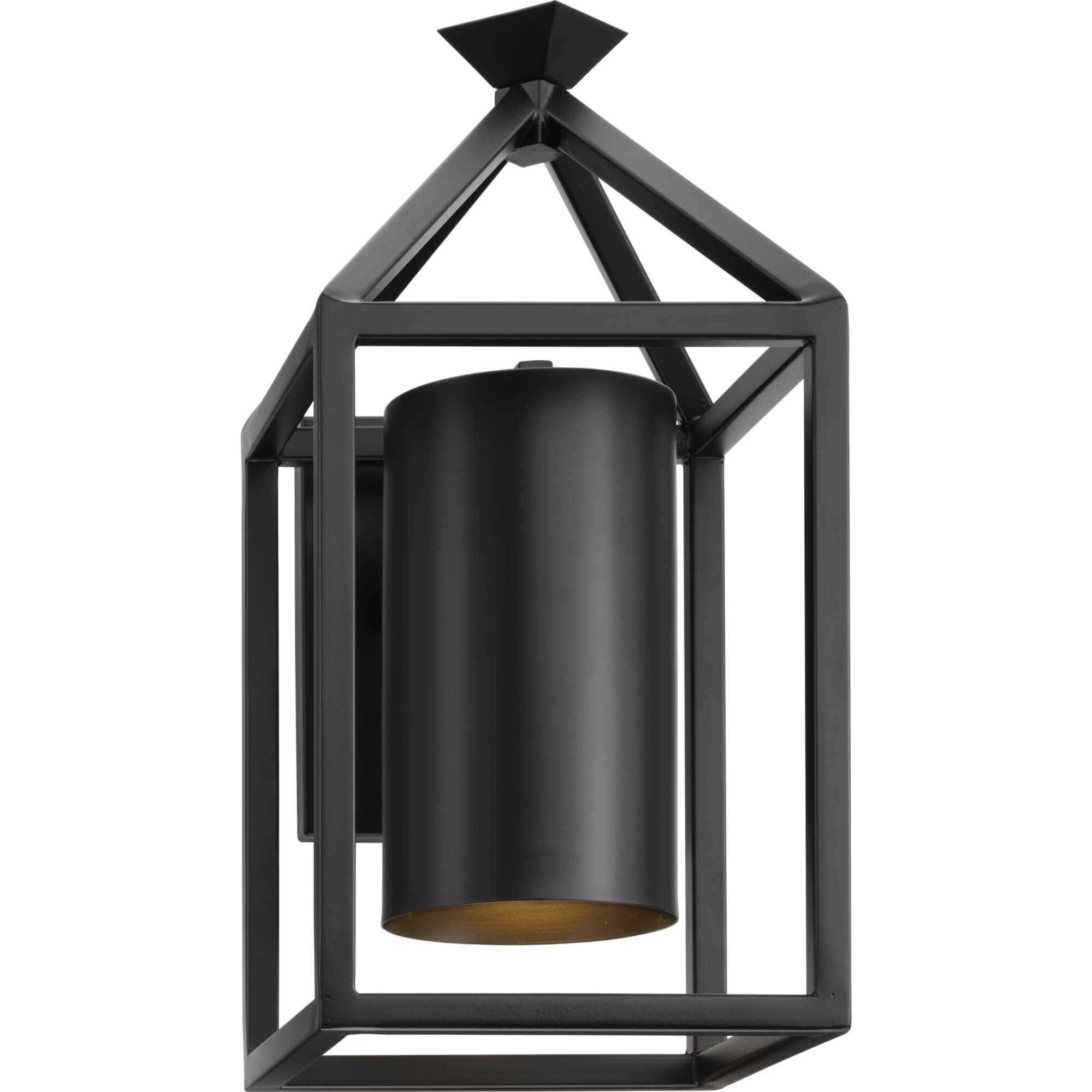 Stallworth 1 Light 18 inch Matte Black Outdoor Wall Lantern