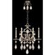 Encased Gems 6 Light 29 inch Silver Chandelier Ceiling Light in Clear Crystal