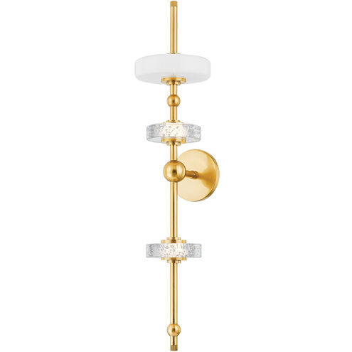 Maynard LED 6.5 inch Aged Brass Wall Sconce Wall Light