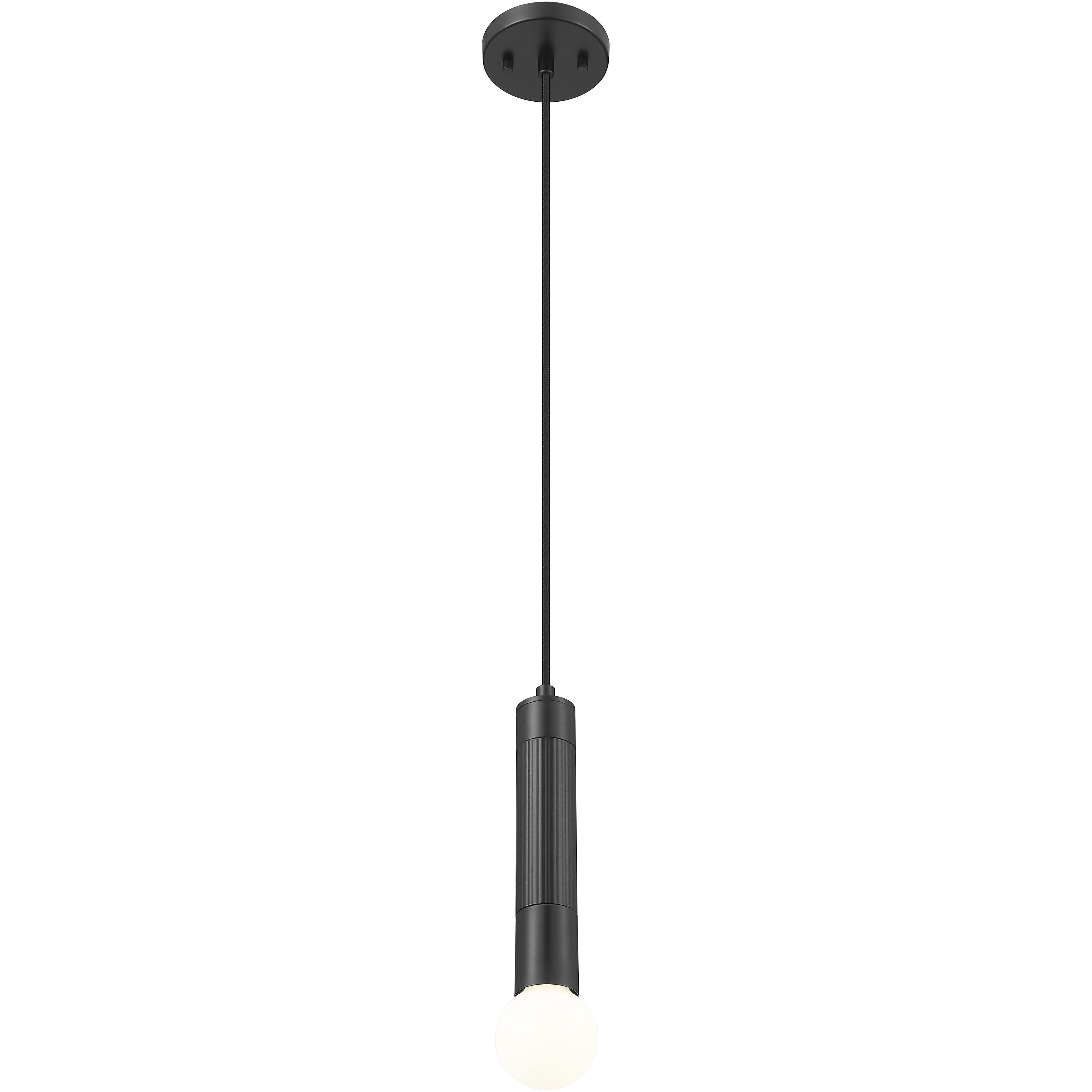Stari 1 Light 4.75 inch Matte Black Pendant Ceiling Light