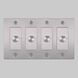 4G 100-120 Steel Dimmer Switch, LED
