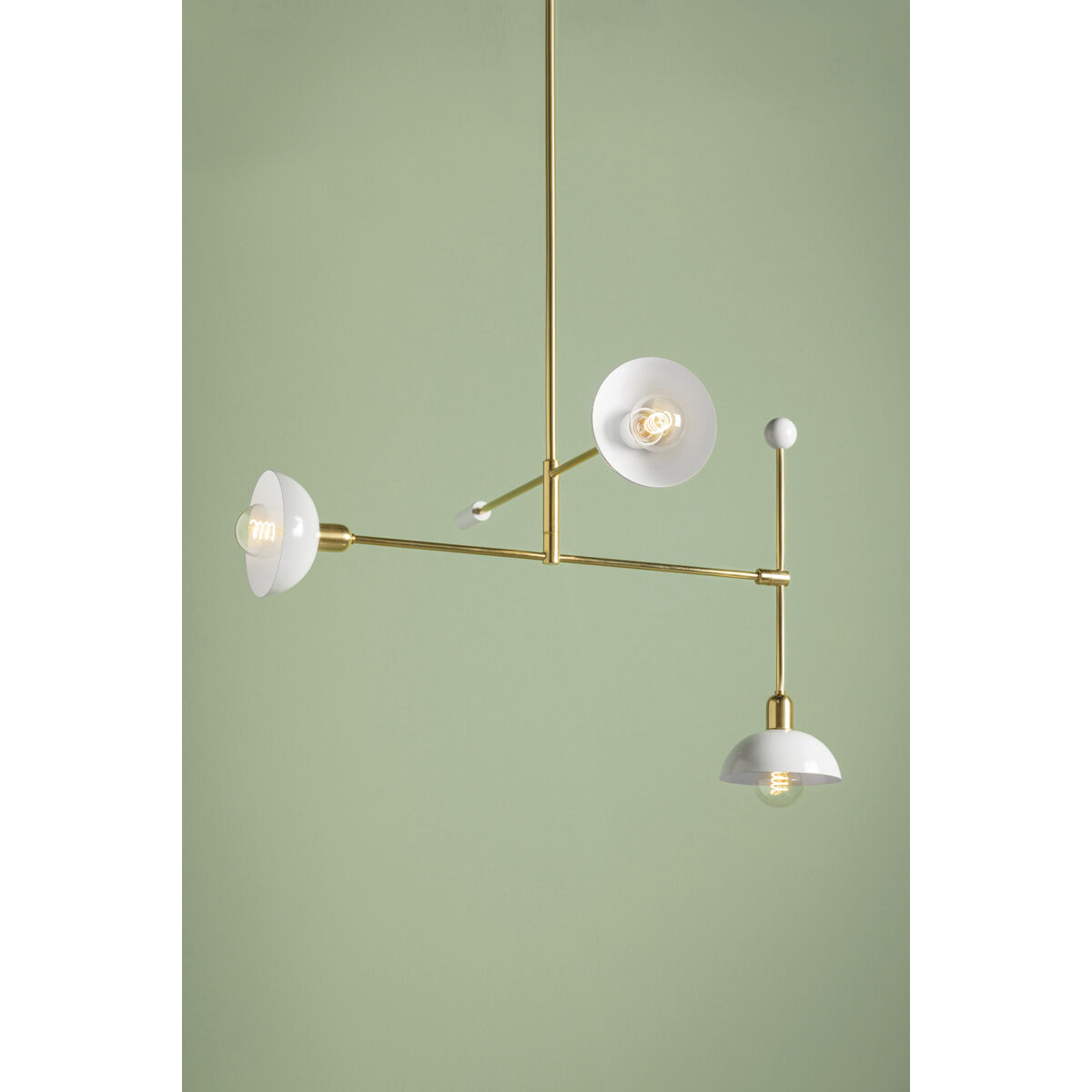 Billie 3 Light 36 inch Aged Brass/Soft White Chandelier Ceiling Light