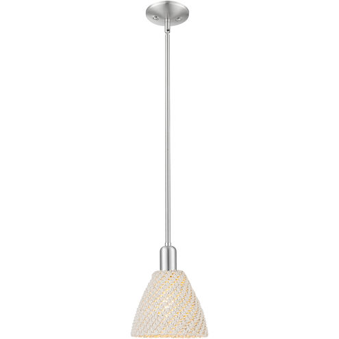 Downtown Urban Natural Ballston Dome 1 Light 7.5 inch Brushed Satin Nickel Mini Pendant Ceiling Light