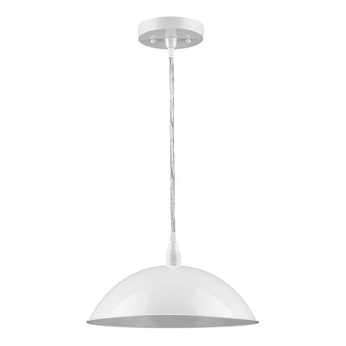 Layla 1 Light 12 inch White Pendant Ceiling Light