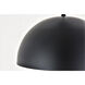 Forte 1 Light 12 inch Black Pendant Ceiling Light