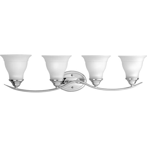 Nerissa 4 Light 33.25 inch Polished Chrome Bath Vanity Wall Light
