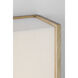 Kelly Wearstler Satori LED 4.5 inch Natural Maple ADA Boxed Sconce Wall Light