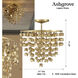 Ashgrove 6 Light 21 inch Legacy Brass Semi Flush Ceiling Light