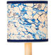 Marble Blue Lace 5 inch Drum Chandelier Shade