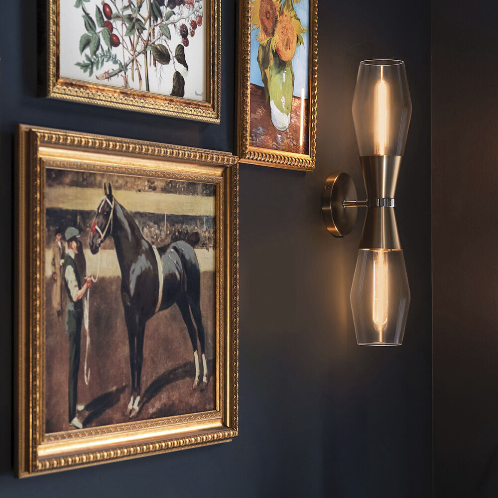 Livie LED 5 inch Lacquered Brass Sconce Wall Light