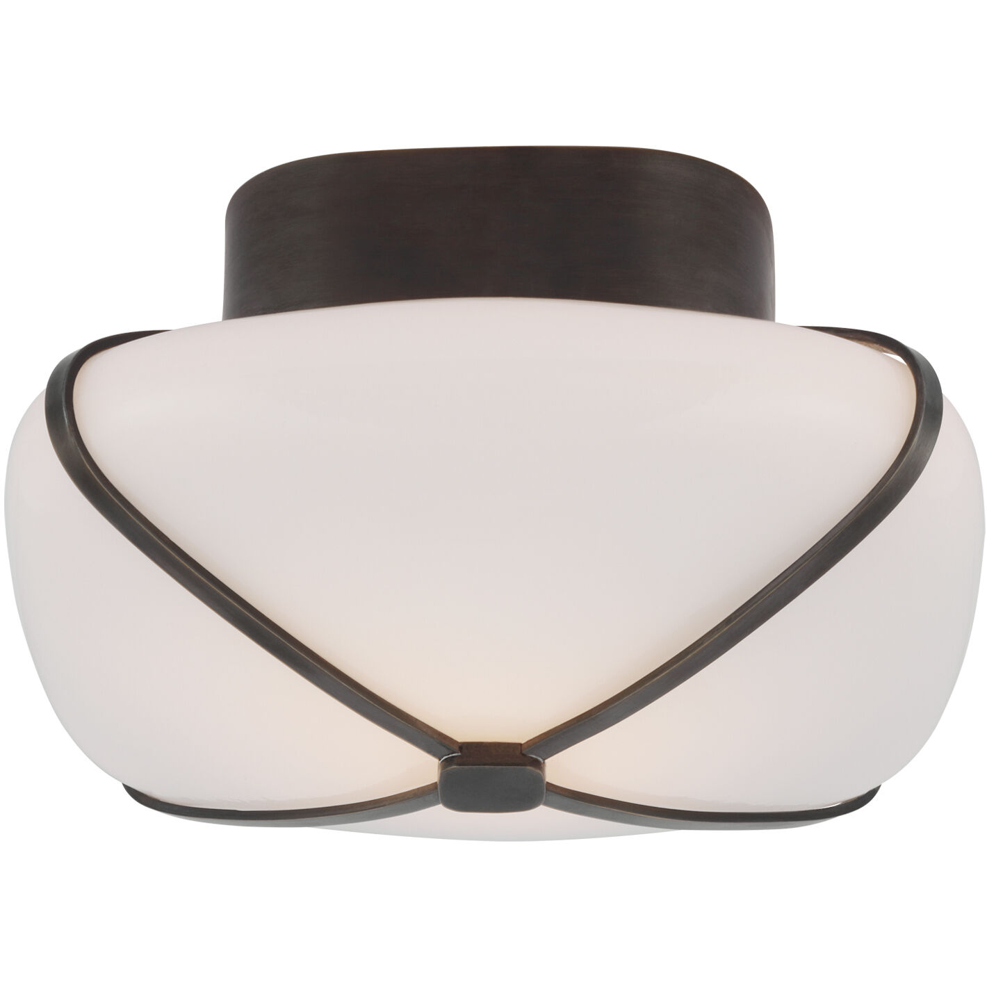 Champalimaud Fondant LED 7.75 inch Gun Metal Flush Mount Ceiling Light