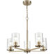 Verlana 5 Light 24 inch Modern Gold Chandelier Ceiling Light