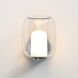 Aquina 1 Light 7.17 inch Polished Chrome Bathroom Wall Light