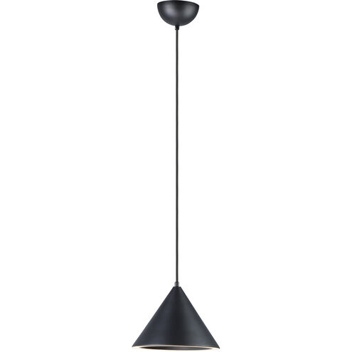 Abyss LED 9.5 inch Black Mini Pendant Ceiling Light