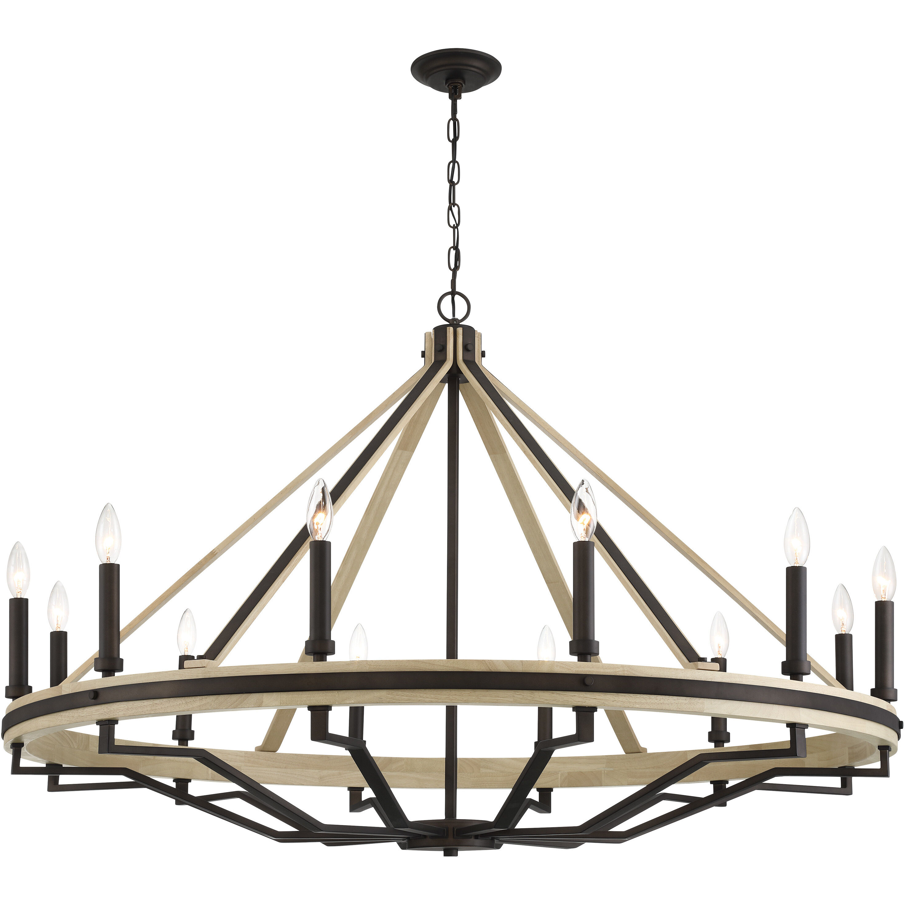 Sonoma 12 Light 47.75 inch Dark Bronze Chandelier Ceiling Light